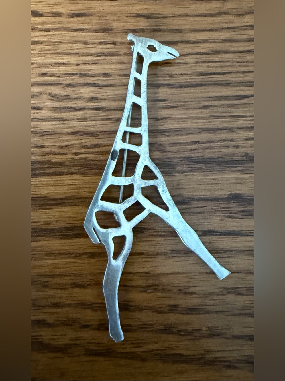 Vintage Sterling silver Giraffe Pin